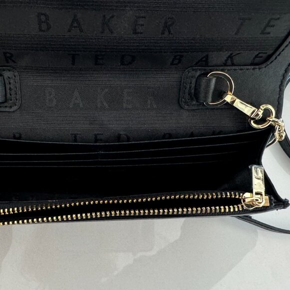 NWOT Ted Baker SAFINNA Scallop Purse - Black - Picture 5 of 7